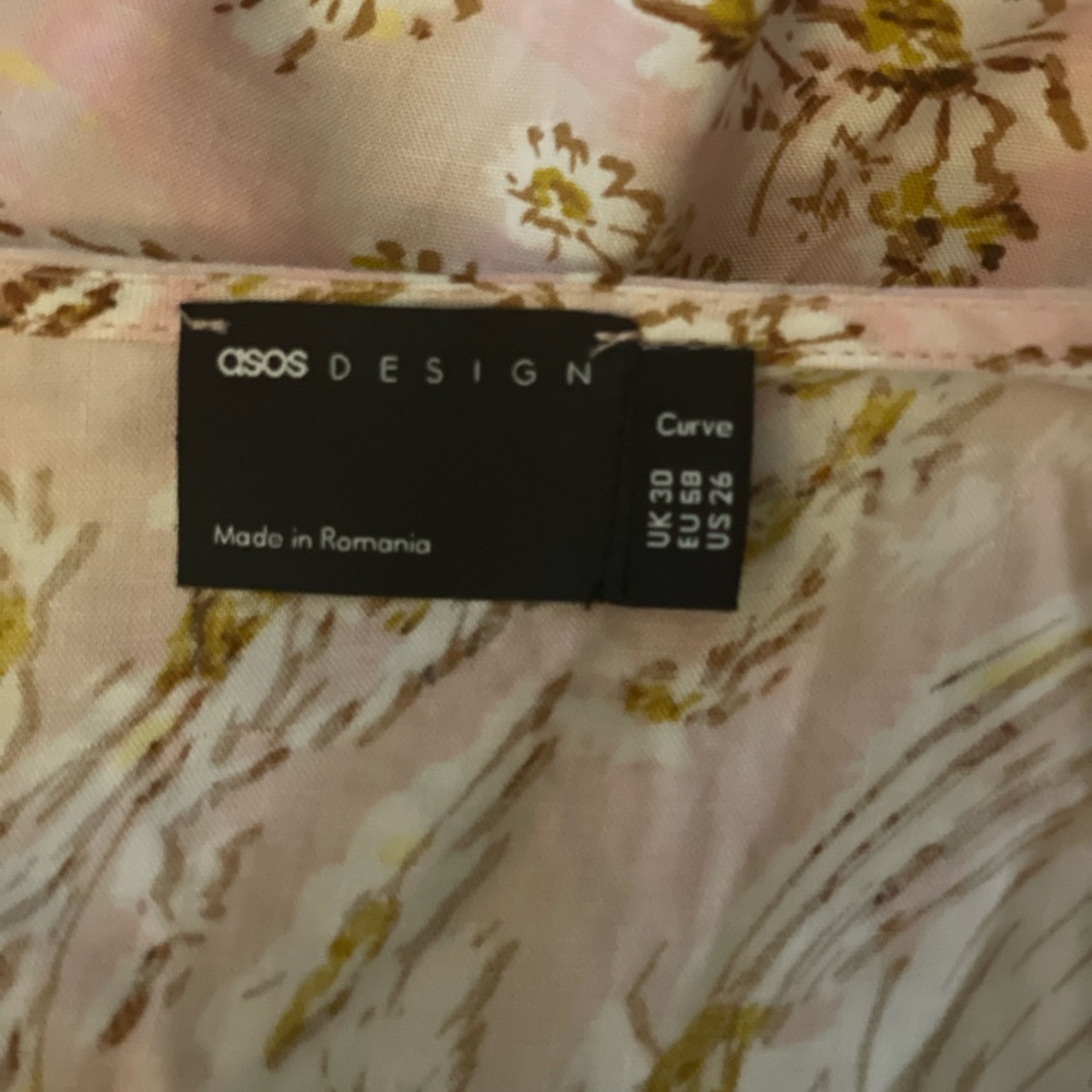 ASOS Curve Pink Textured Dress - Picture 4 of 8